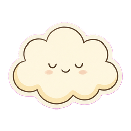 Cloud sticker