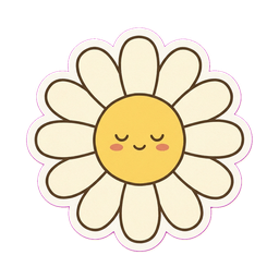 Daisy sticker