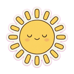 Sun sticker